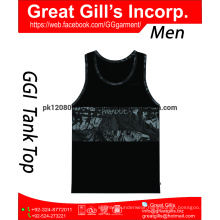 custom made fitness tank tops mens sports gym clothing